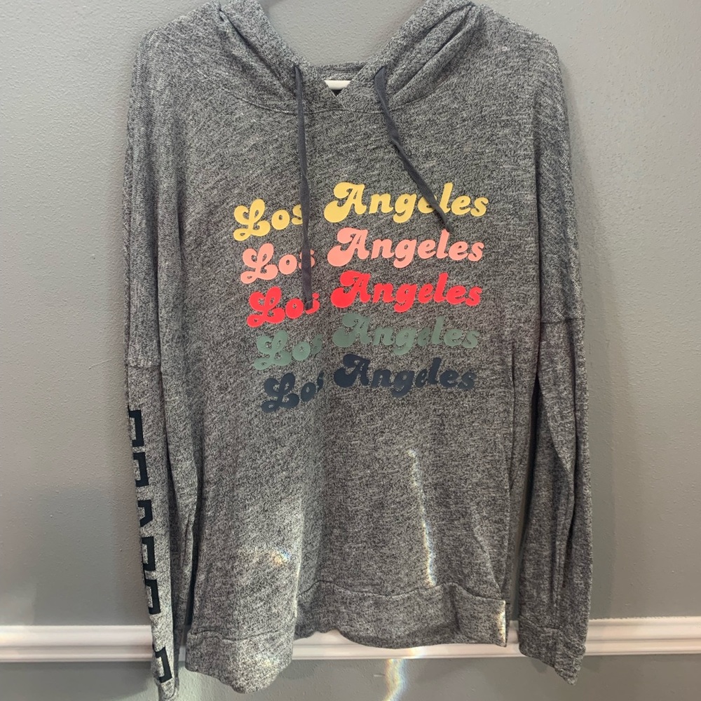 Grey Los Angeles Hoodie